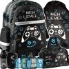 PLECAK GAMEPAD SZKOLNY KOMPLET 6w1 GAMER DO PODSTAWÓWKI GAMING DLA CHŁOPAKA